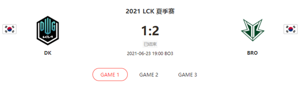 “2021LCK夏季赛6.23DK vsBRO比赛介绍