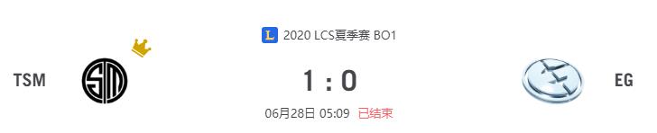 “2020LCS夏季赛TSM vs EG比赛介绍