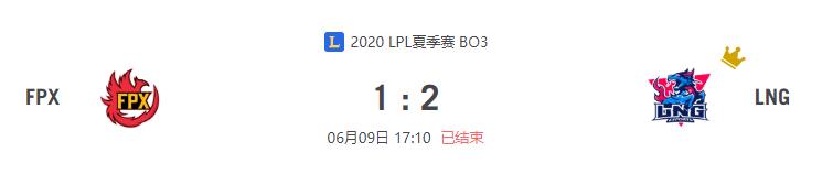 “2020LPL夏季赛FPX vs LNG比赛介绍