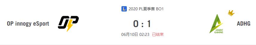 “2020PL夏季赛OP innogy eSport vs ADHG比赛介绍