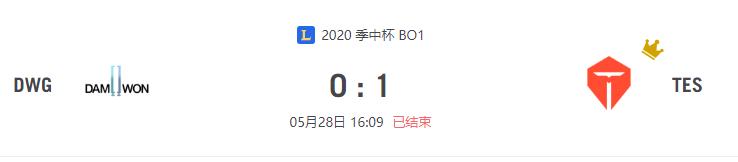 “2020季中赛DWG vs TES比赛介绍