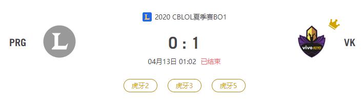 “2020CBLOL夏季赛PRG VS VK比赛介绍