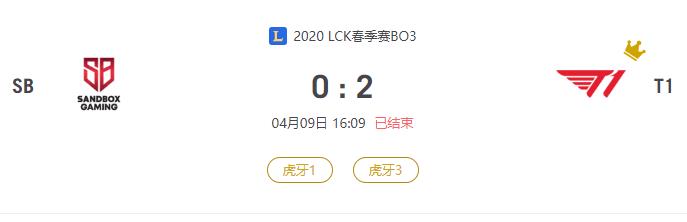 “2020LCK春季赛SB VS T1比赛介绍