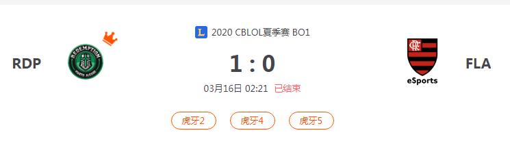 “2020CBLOL夏季赛RDP VS FLA比赛介绍