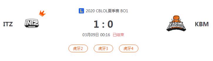 “2020CBLOL夏季赛ITZ VS KBM比赛介绍